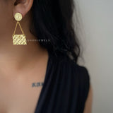 Riley gold earrings