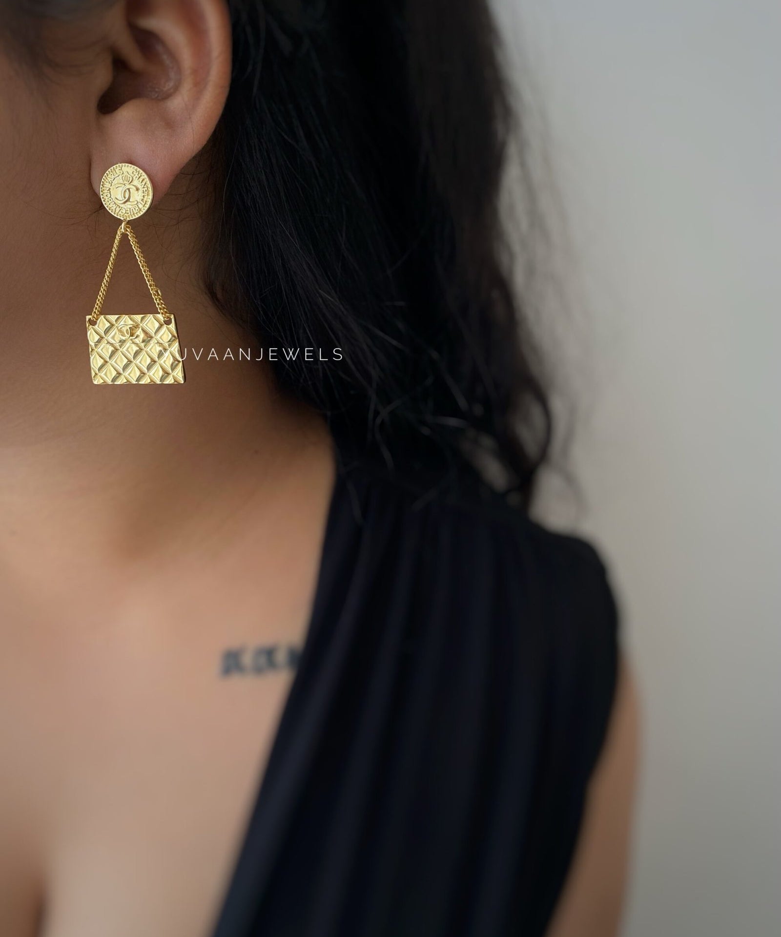 Riley gold earrings