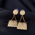 Riley gold earrings