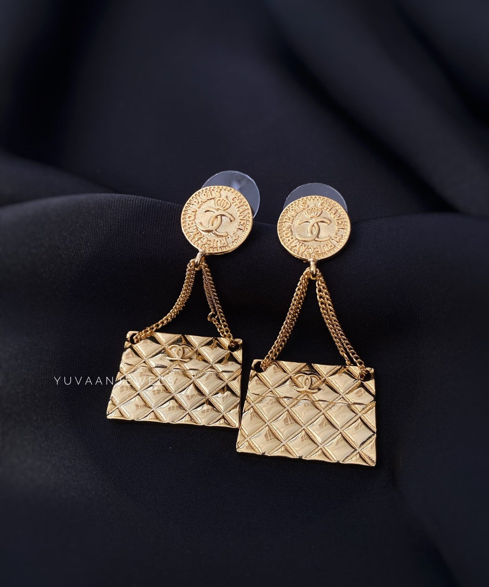 Riley gold earrings