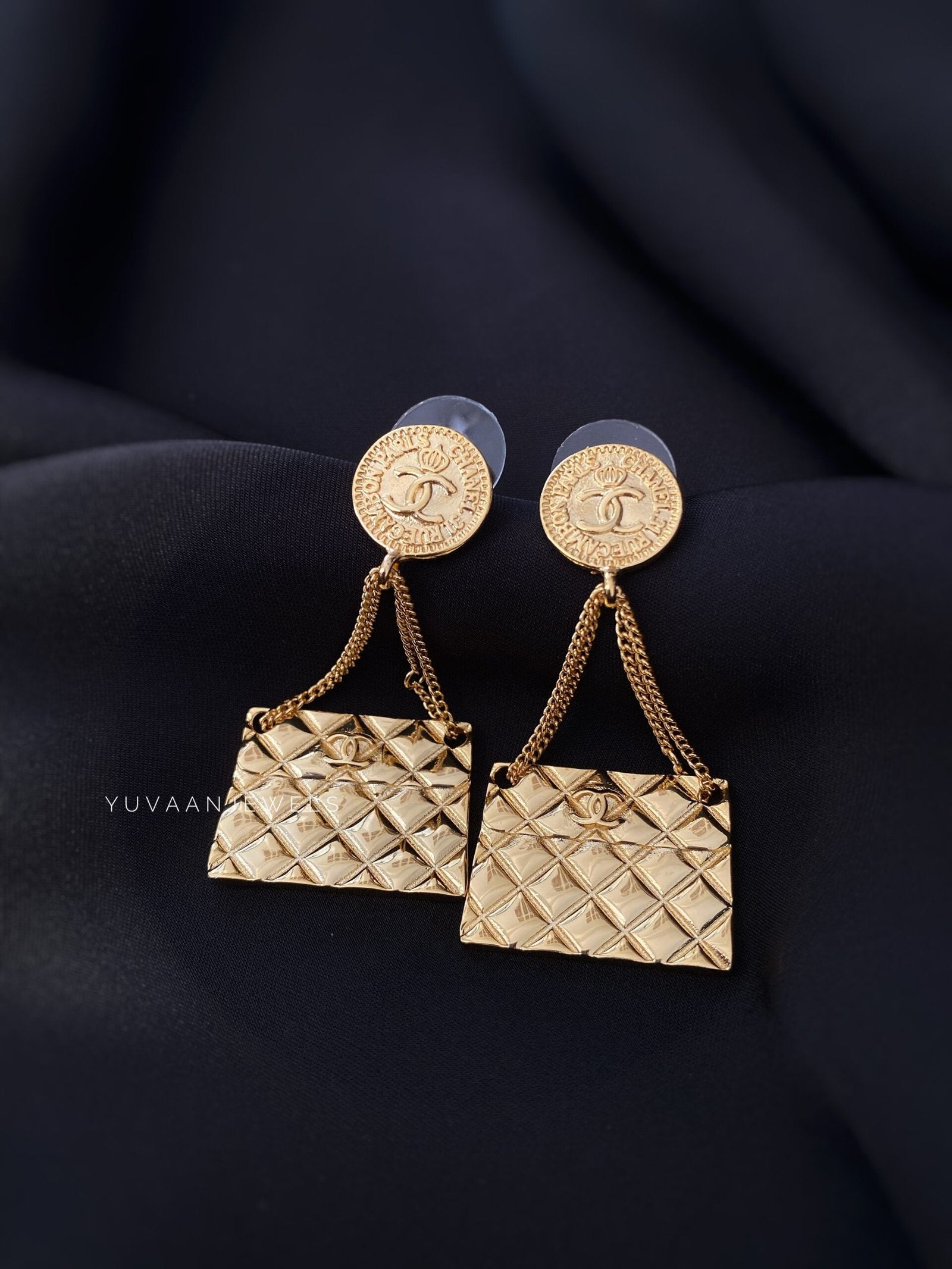 Riley gold earrings