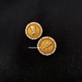 Egyptian Coin studs