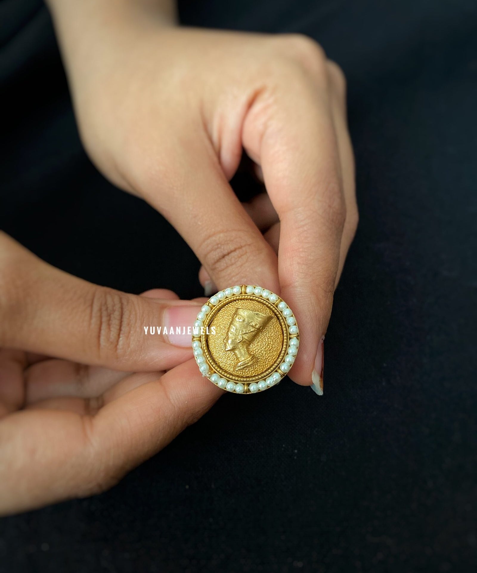 Egyptian coin ring