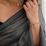 Ellie statement choker and bracelete
