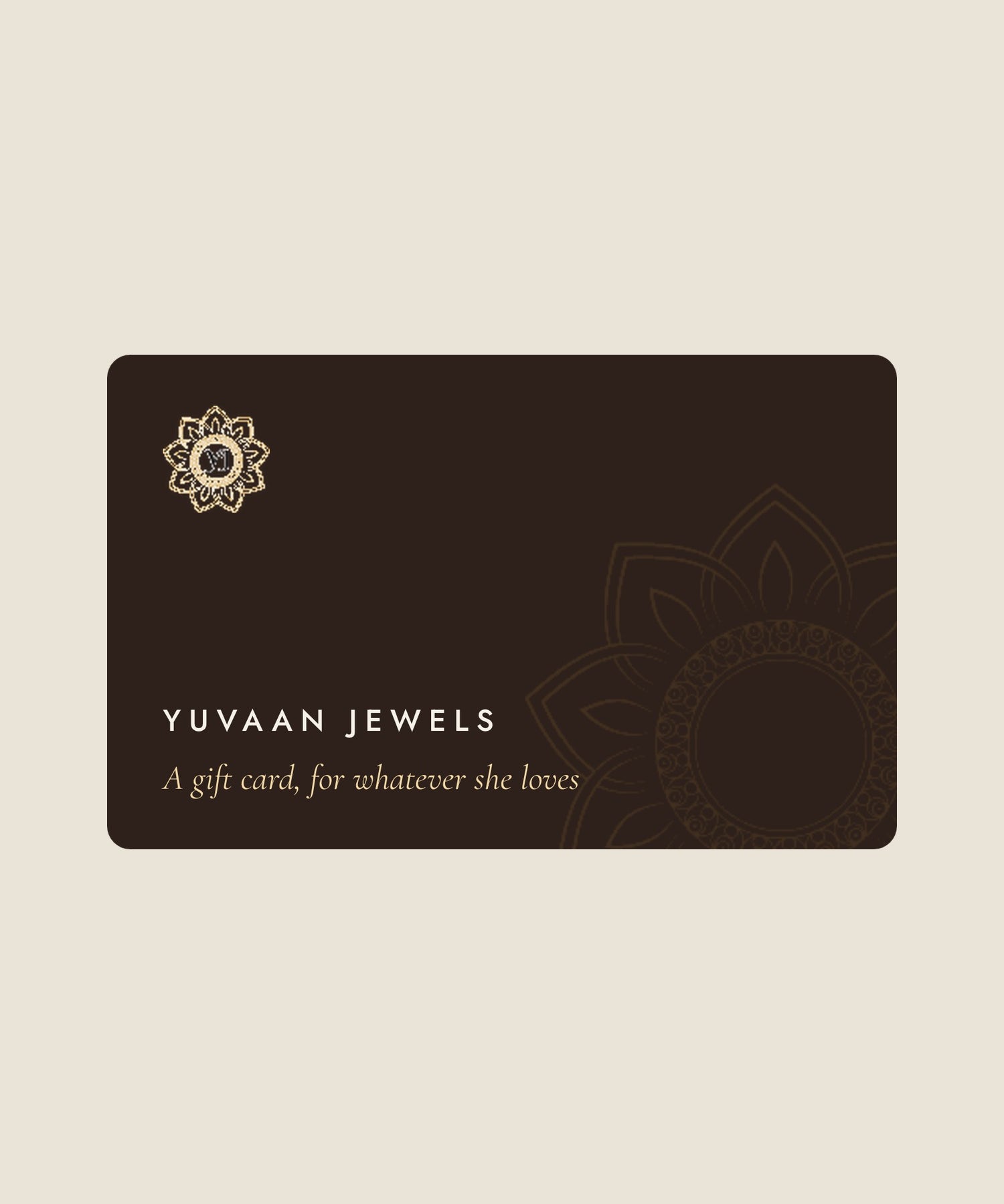 Yuvaan Jewels gift card