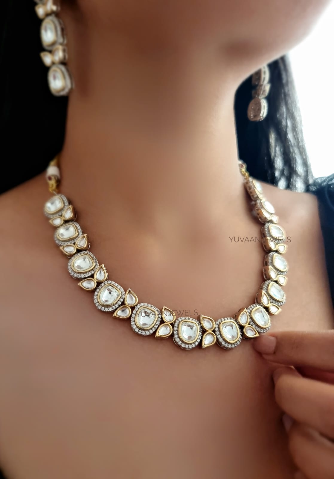 Dhoop Chaanv Polki Necklace Thumbnail