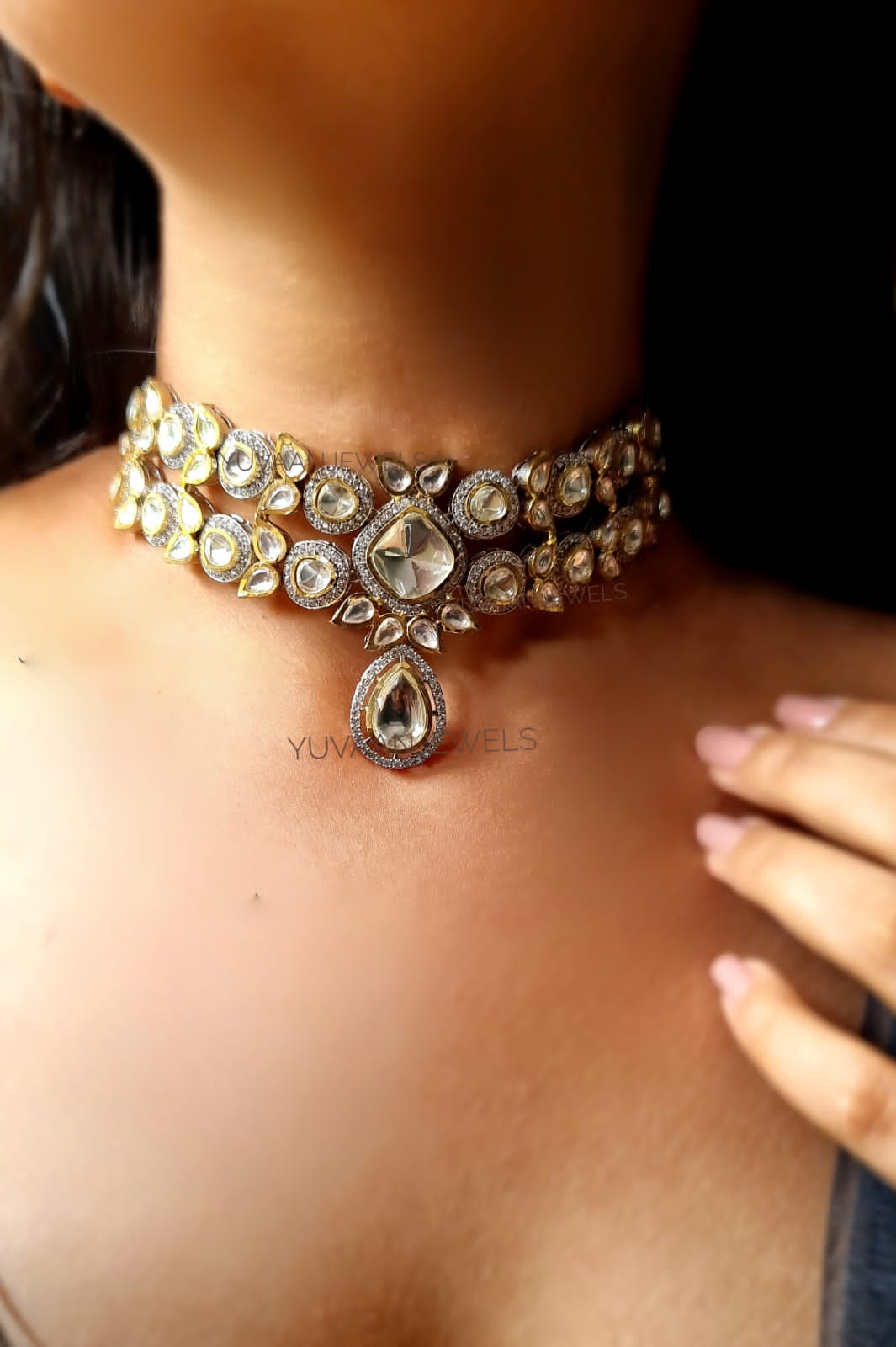 Kadambini Polki Choker Thumbnail