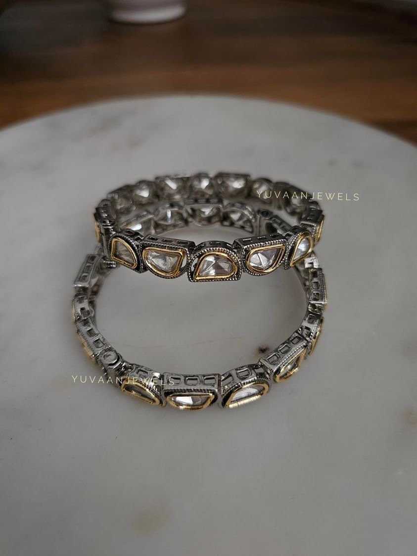 Vasant Polki Bangle Thumbnail