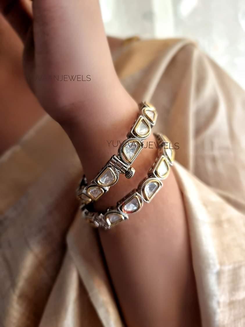 Vasant Polki Bangle Thumbnail