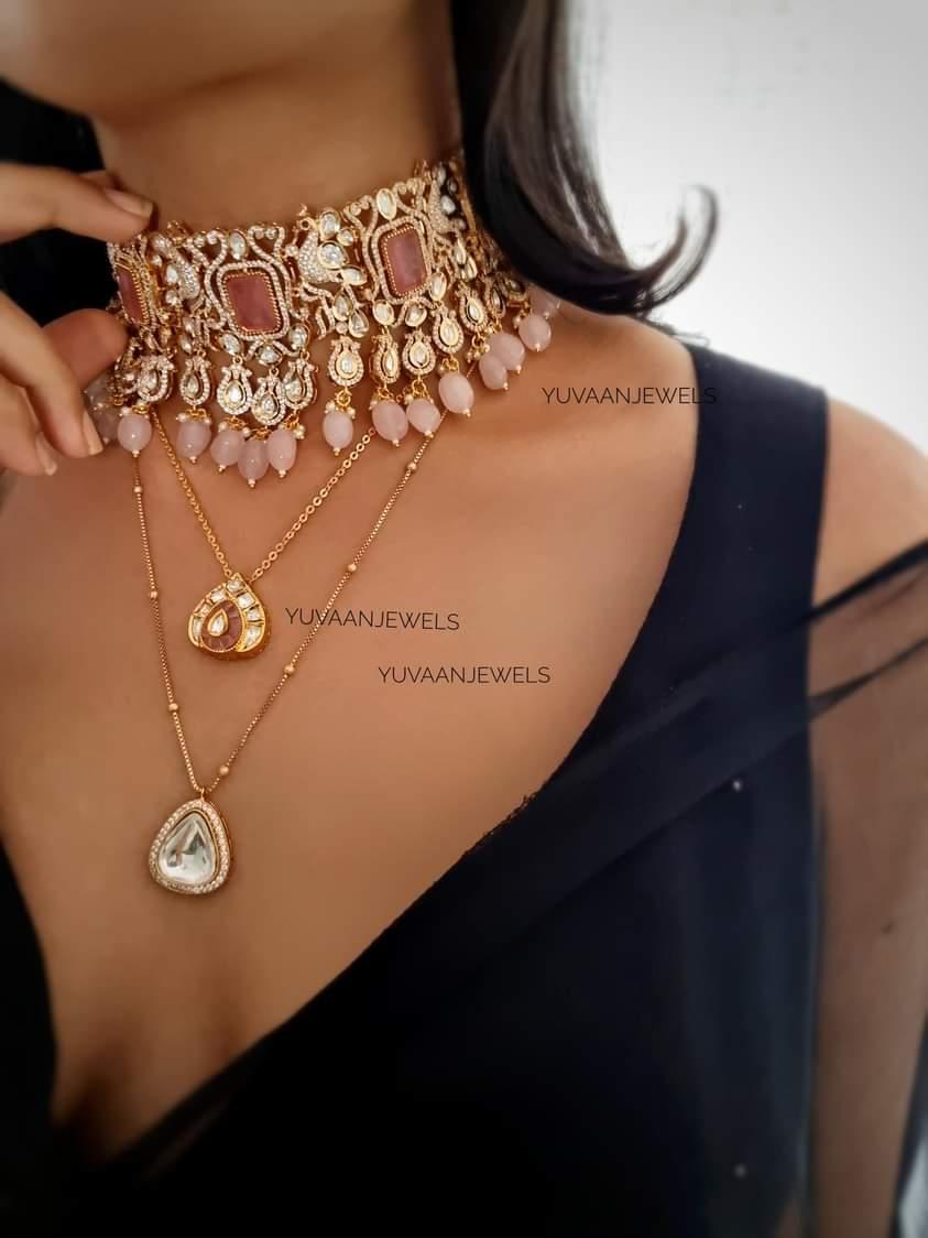 Mayur Zari Necklace Thumbnail