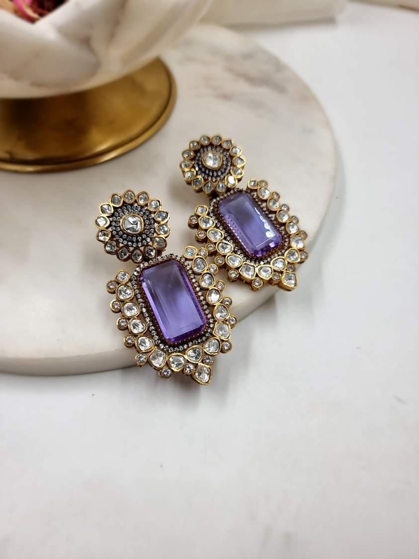 Mohak Quartz Earrings Thumbnail