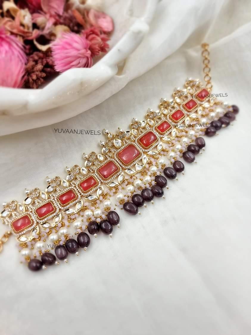 Madhumita Zari choker Thumbnail