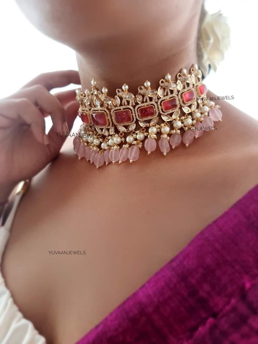 Madhumita Zari choker Thumbnail