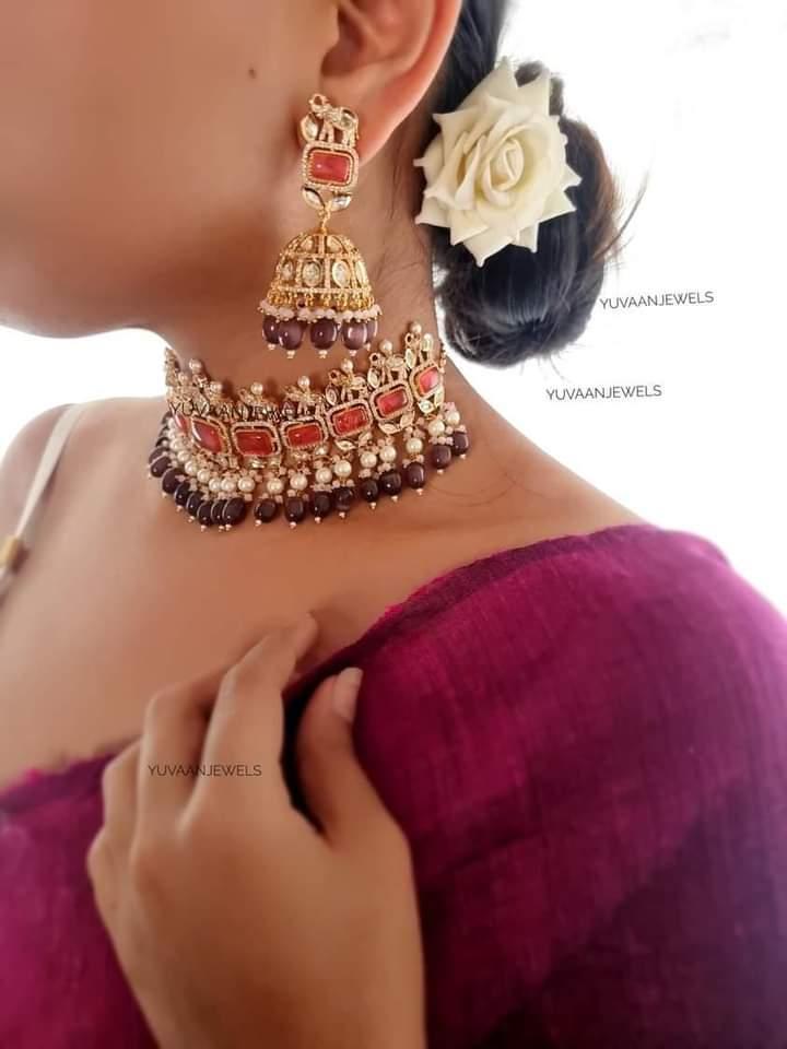 Madhumita Zari choker Thumbnail