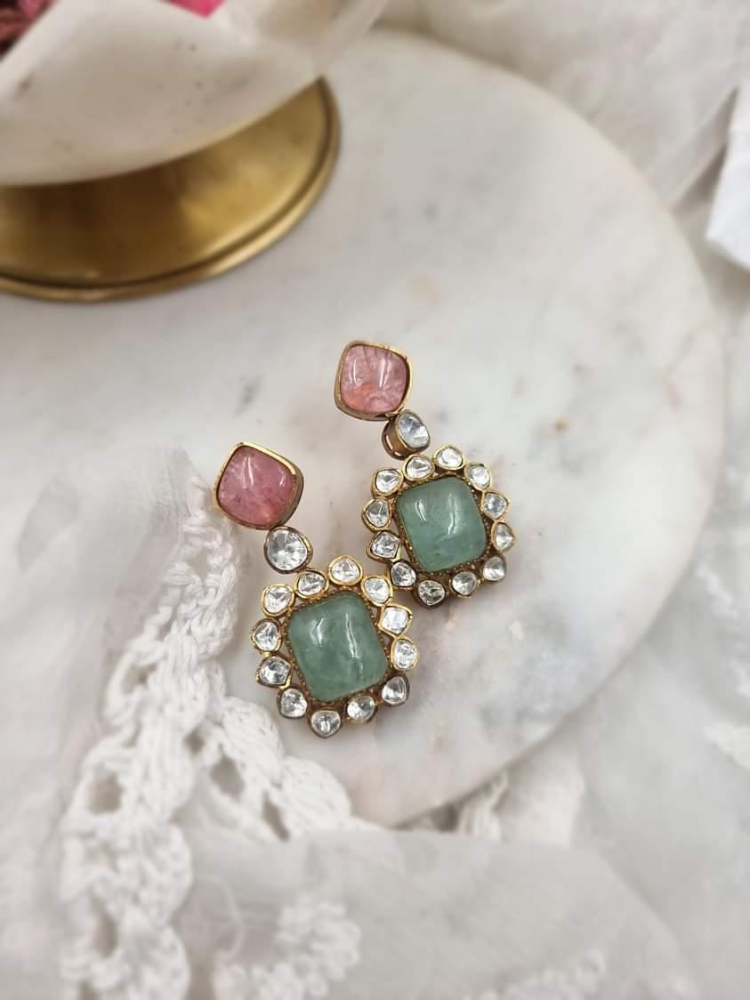 Rangreeza semi-precious stone earring Thumbnail