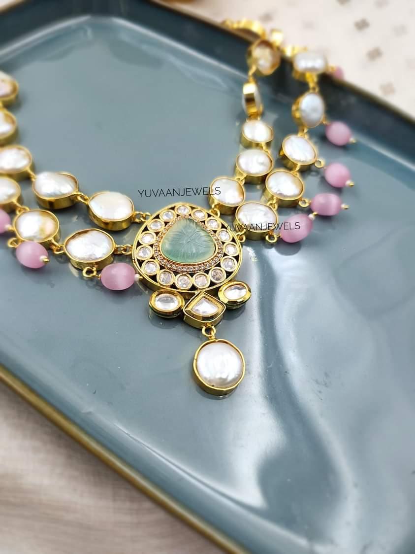 Chaitanya baroque necklace Thumbnail