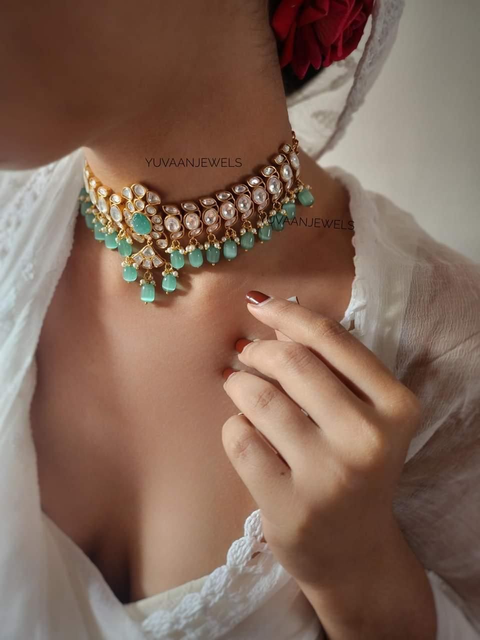 Mehfil polki choker Thumbnail