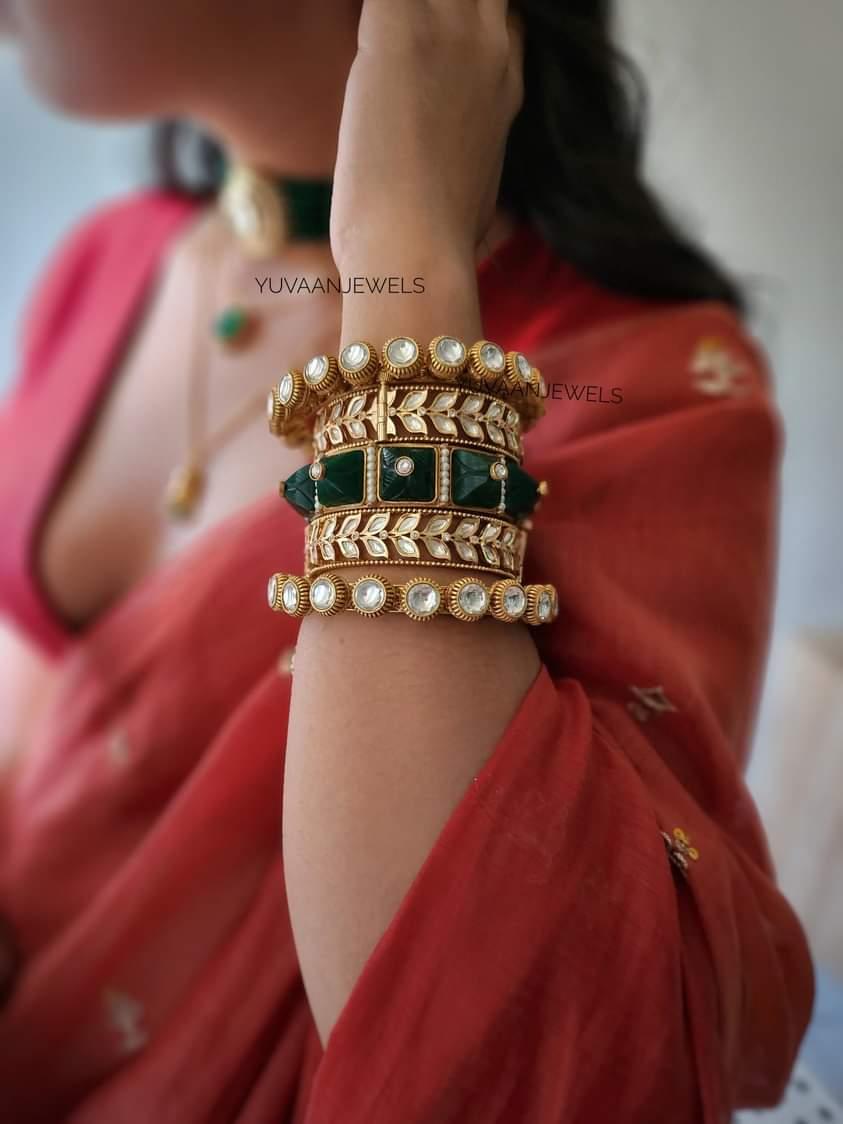 Ridhima polki bangles Thumbnail