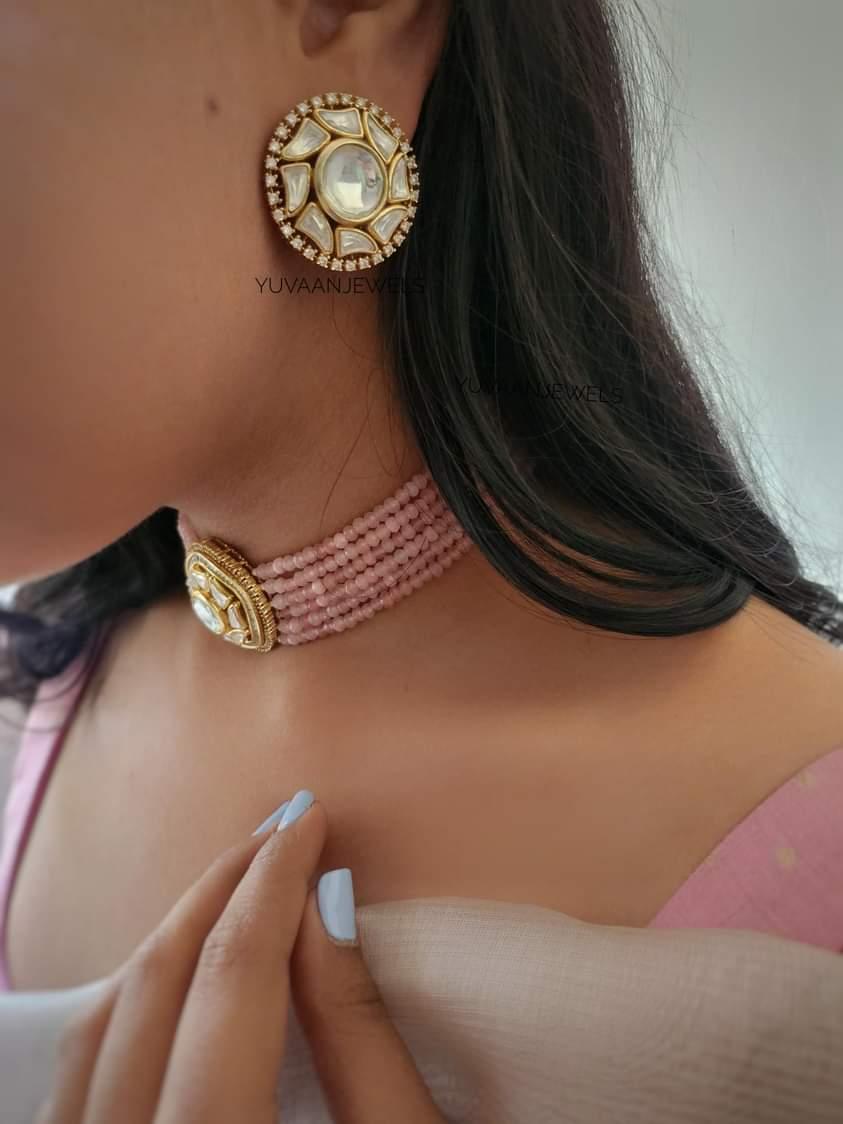 ALFAAZ POLKI AND PEARL CHOKER Thumbnail