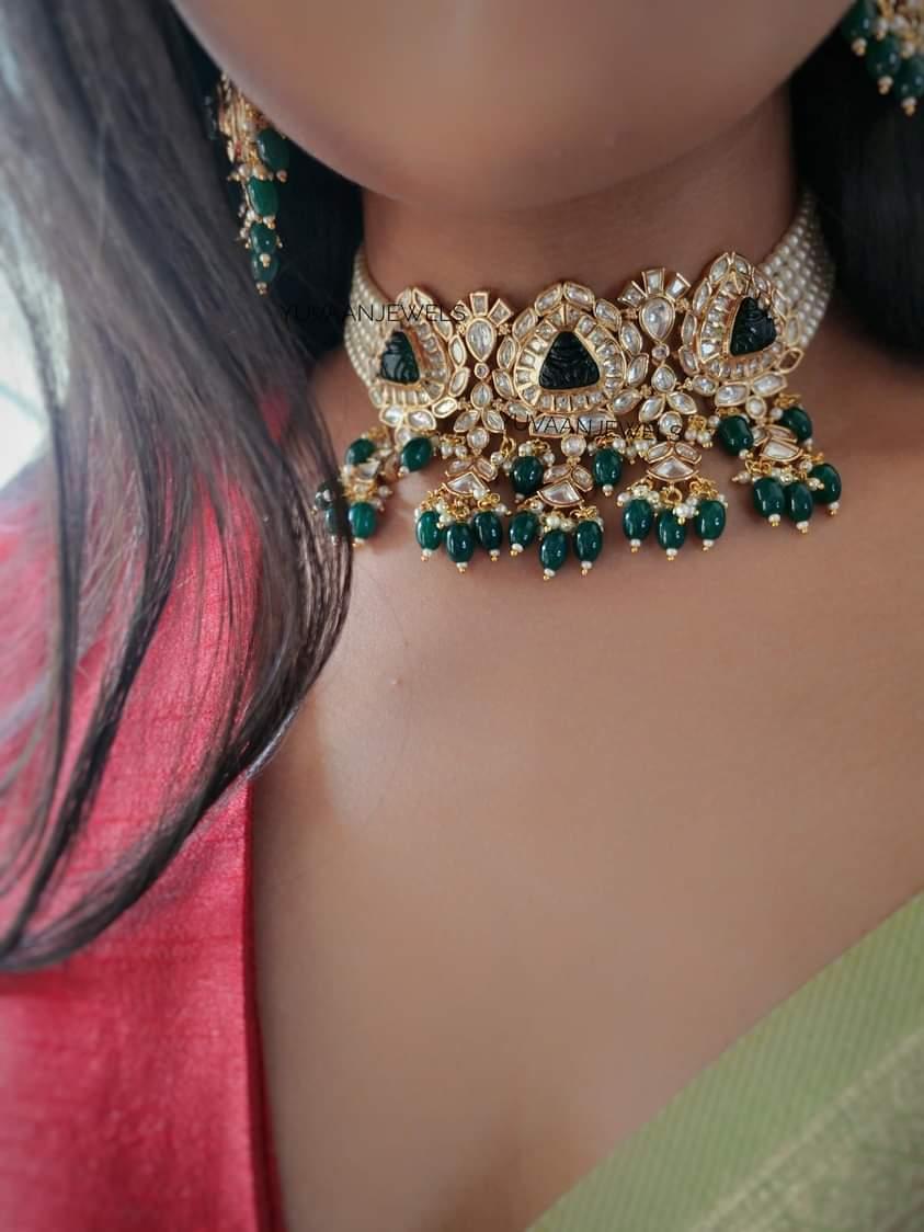 Nawaazish handcrafted and pearl choker Thumbnail