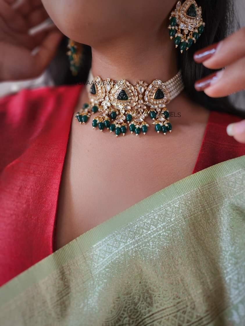 Nawaazish handcrafted and pearl choker Thumbnail