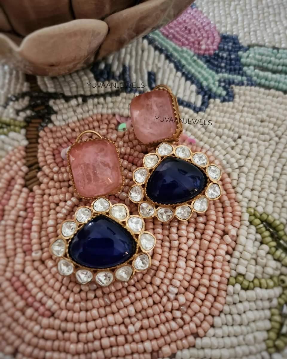 Naaz semi-precious earing Thumbnail