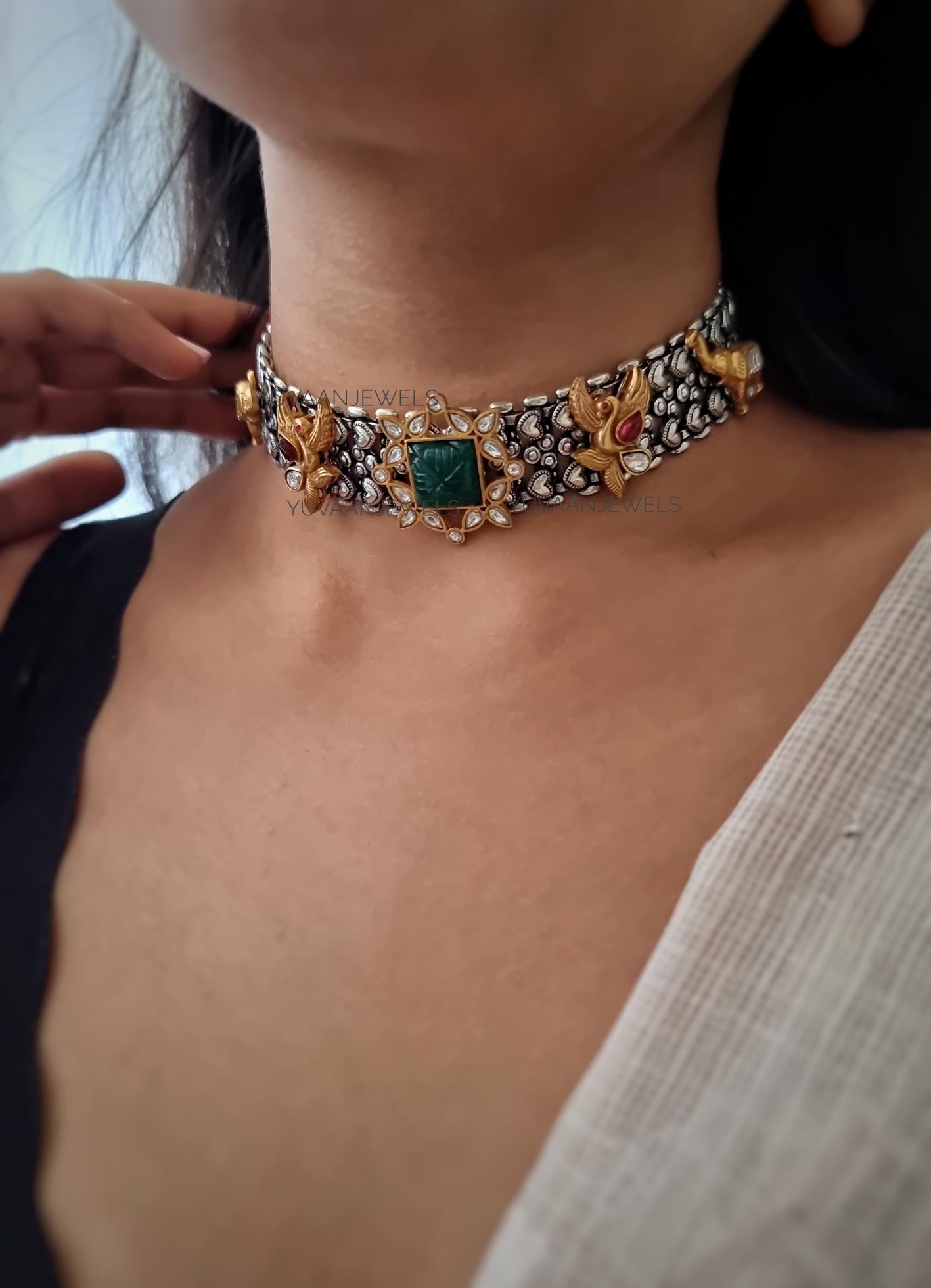 Gaj- gamini art choker Thumbnail