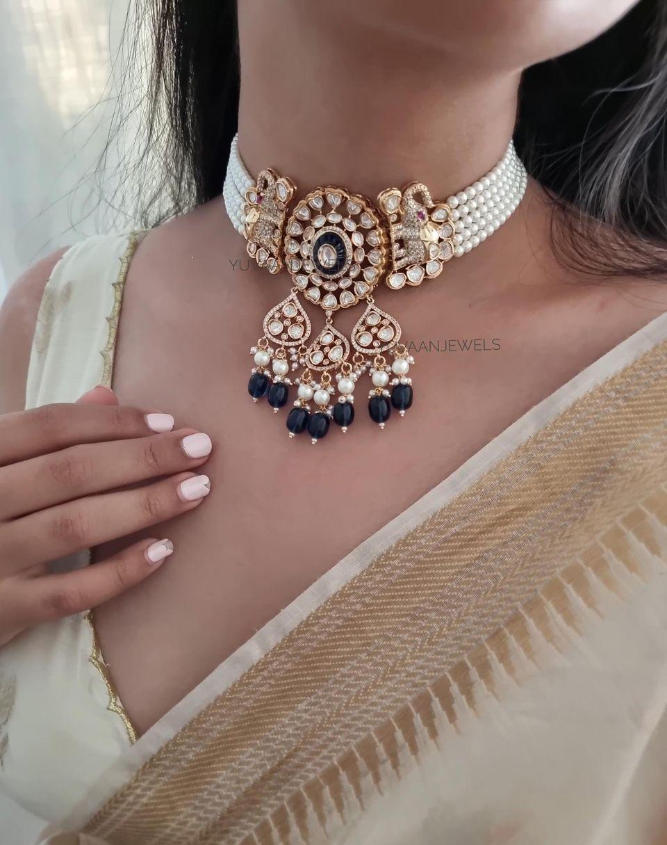 Dilbaroo Polki choker Thumbnail