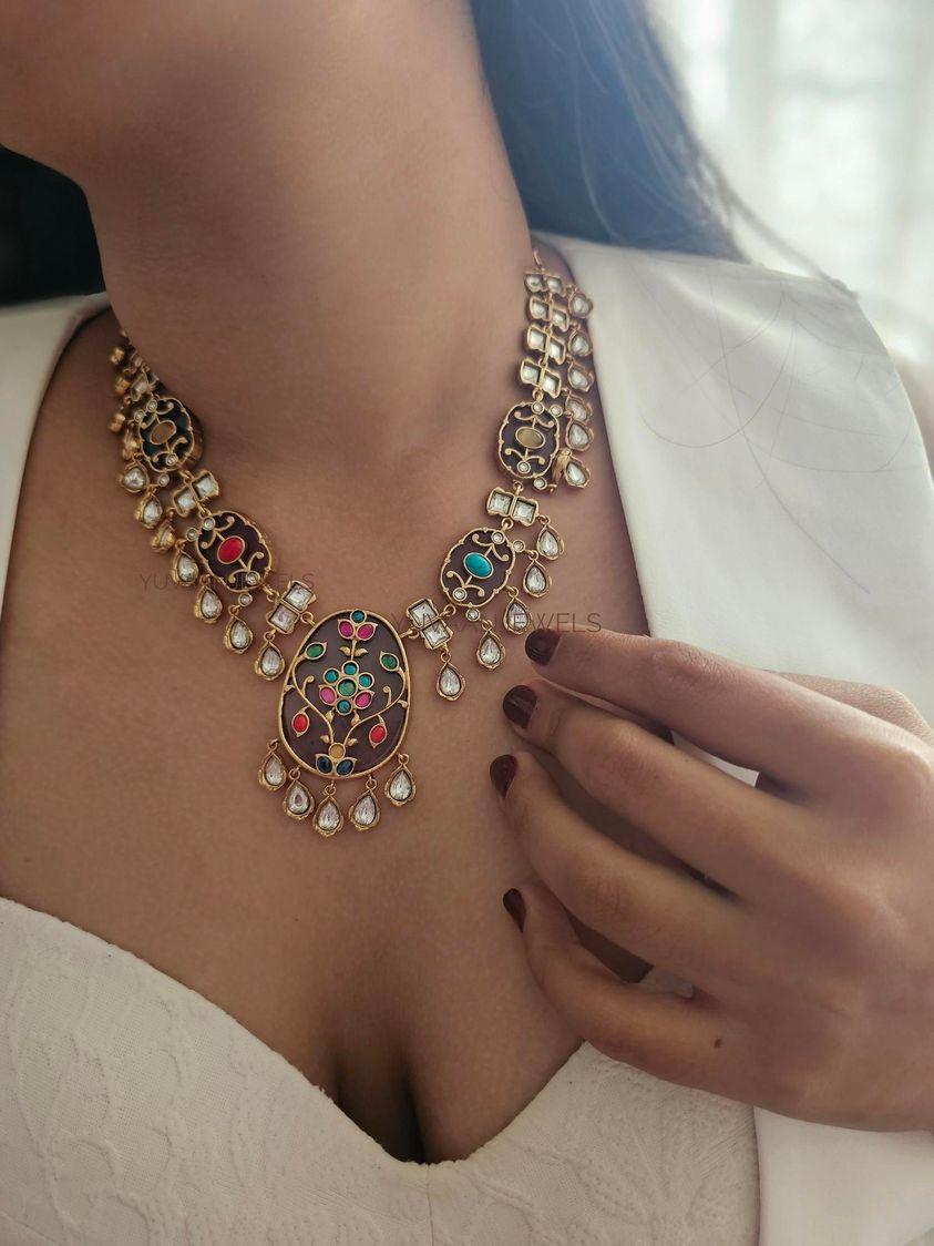 Nivedita handcrafted necklace