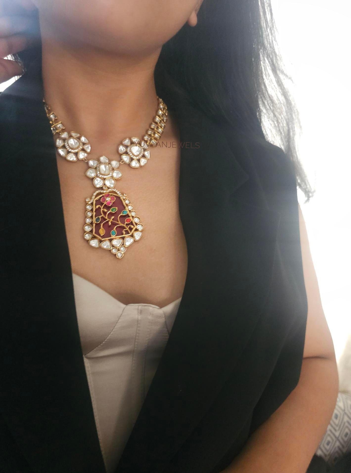 Deccani handcrafted necklace Thumbnail