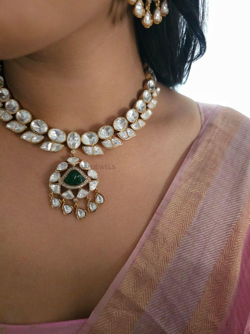 Sehar polki necklace Thumbnail