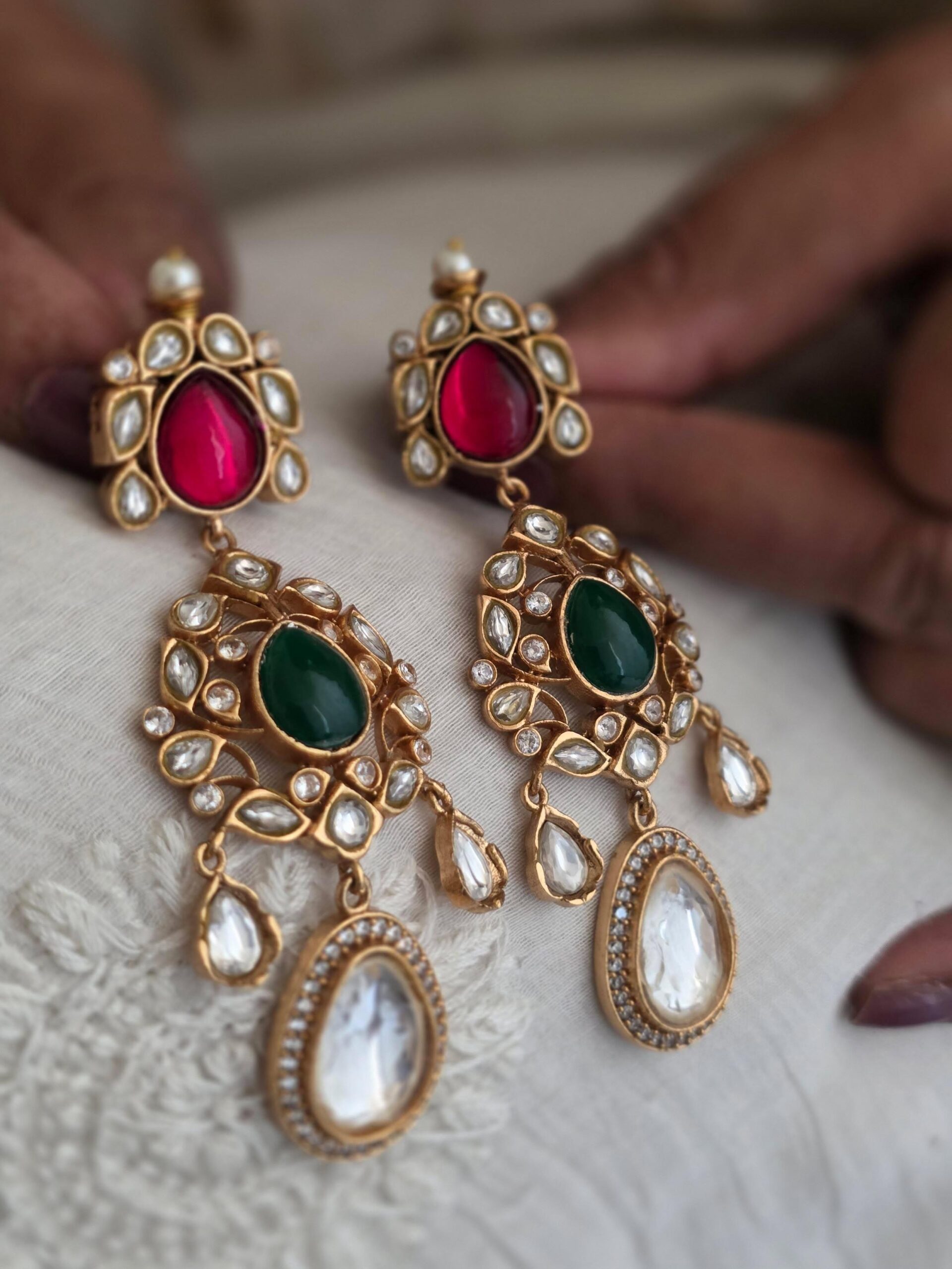 Nav rass polki necklace Thumbnail