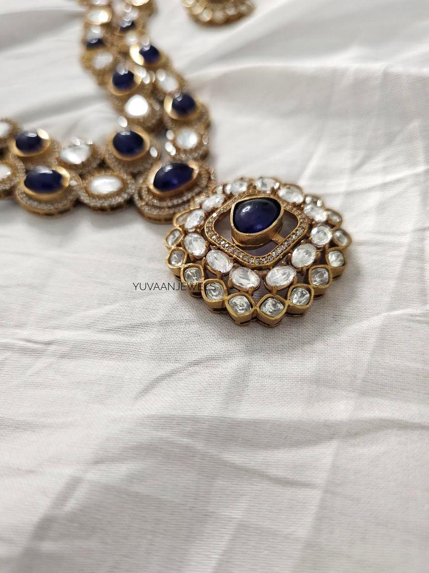 Madhushree polki necklace Thumbnail