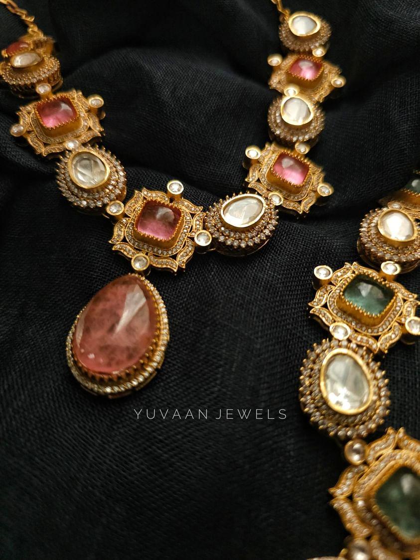 Sneh Quart and Polki Necklace Thumbnail