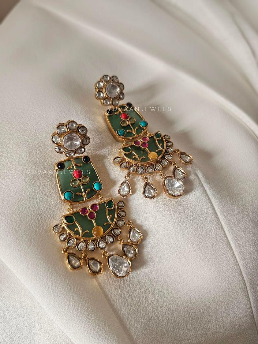 Sarangi handcrafted earrings Thumbnail