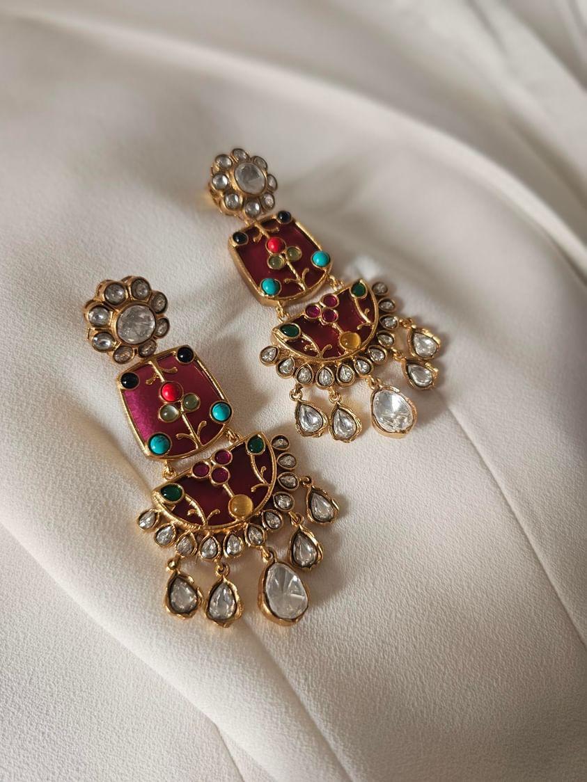 Sarangi handcrafted earrings