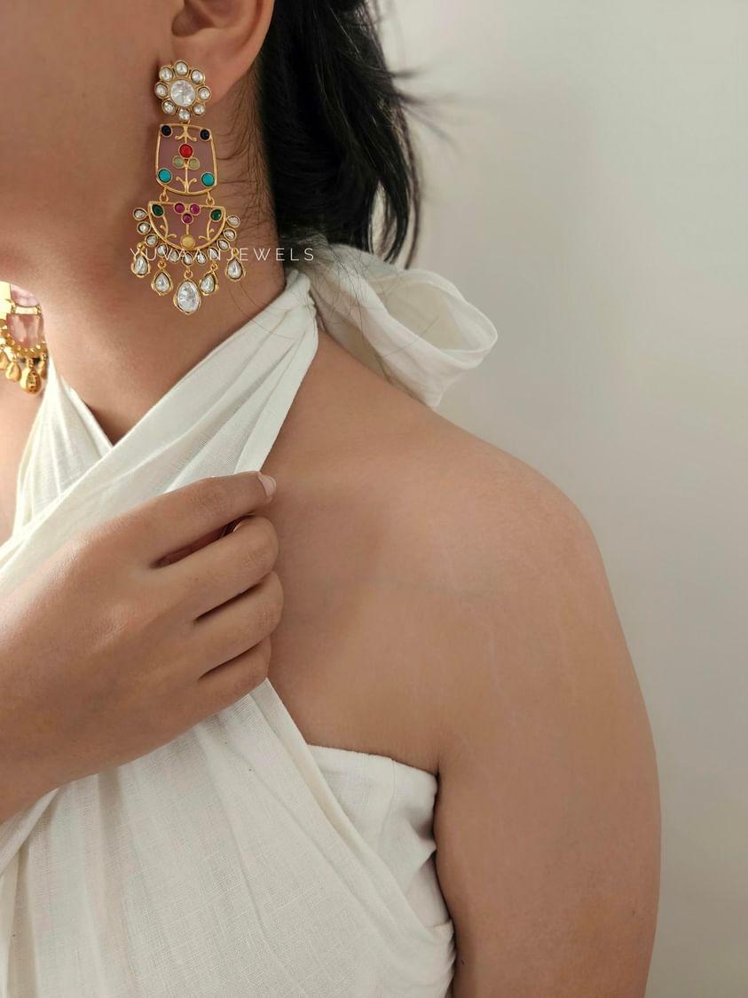Sarangi handcrafted earrings