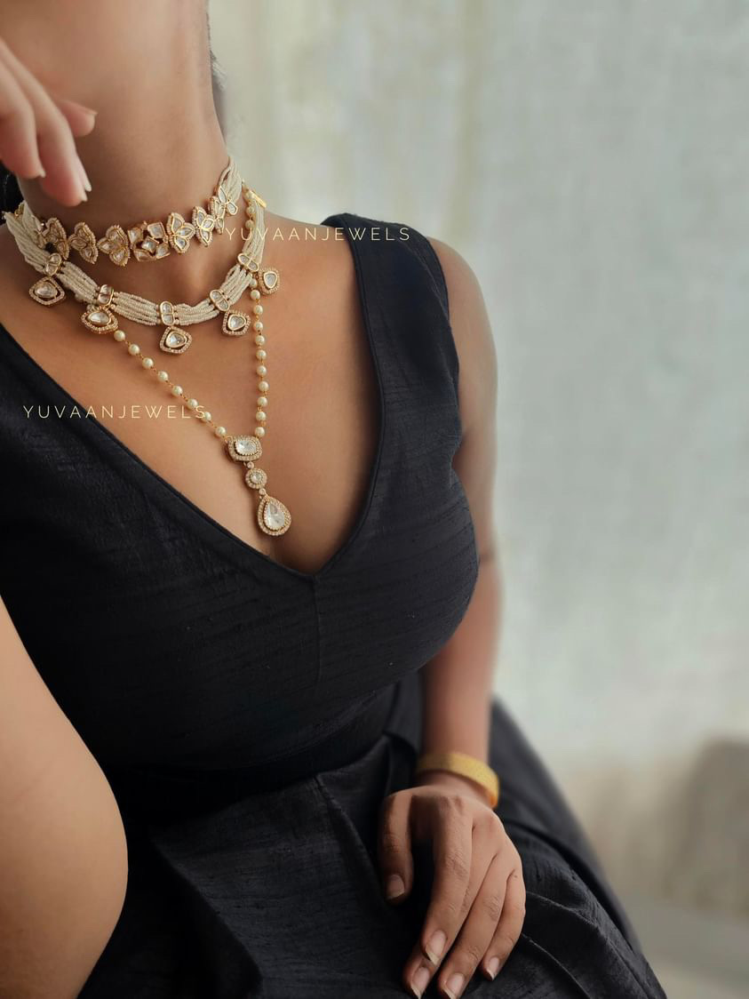 Megha Polki and Pearl Choker Thumbnail