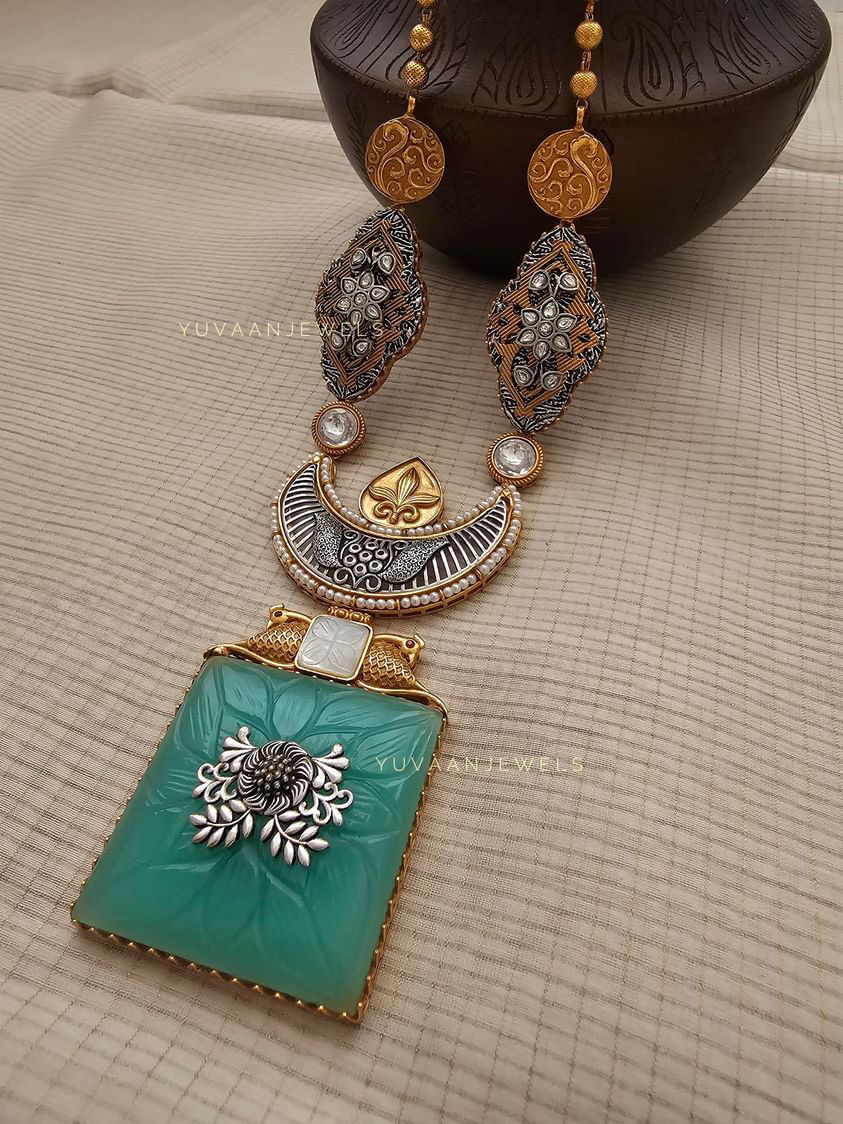 Madhubani Long Necklace Thumbnail