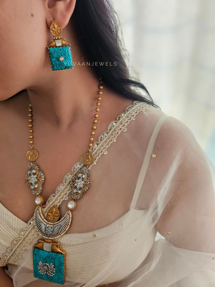 Madhubani Long Necklace Thumbnail