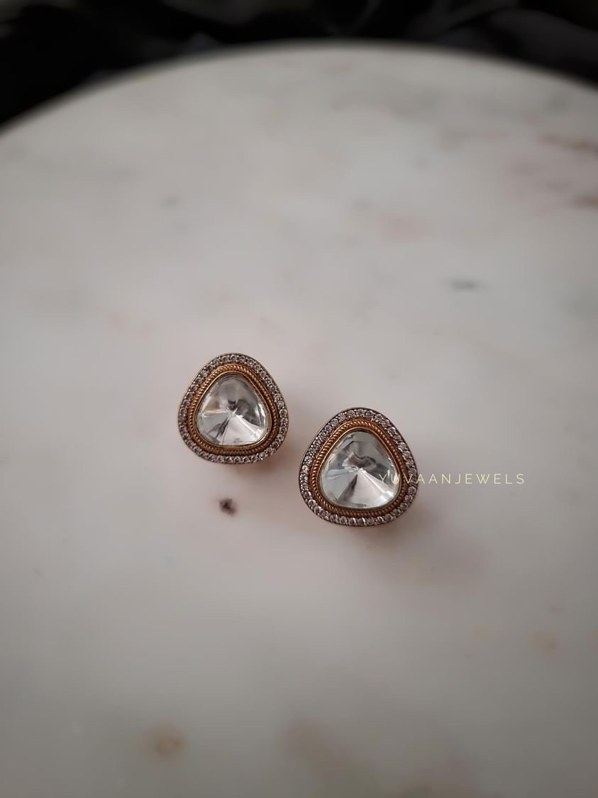 Dehlia polki studs Thumbnail