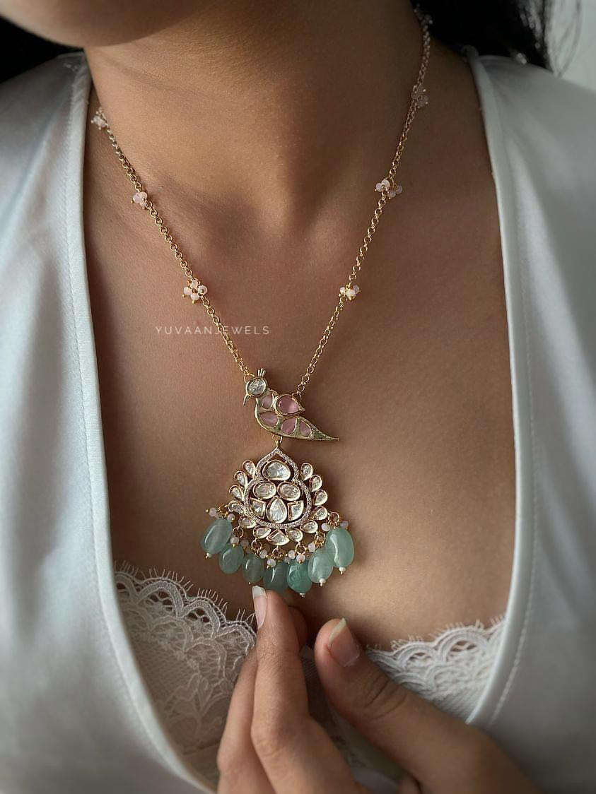 Shifra polki necklace