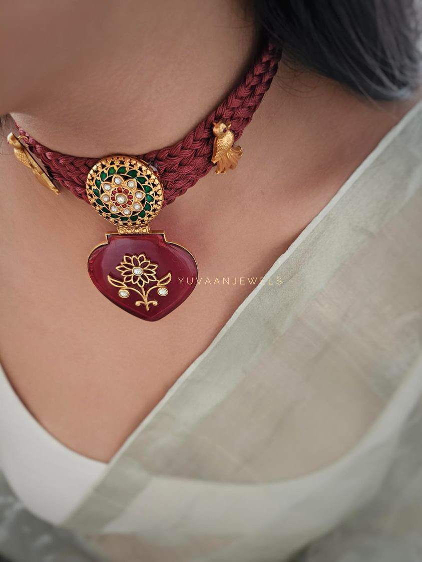 Aamla handcrafted necklace Thumbnail