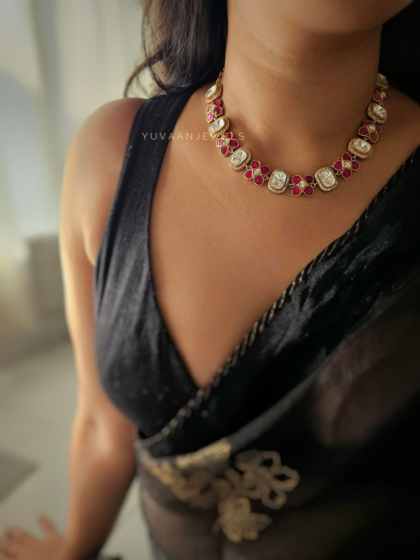 Katha Polki choker/Necklace Thumbnail