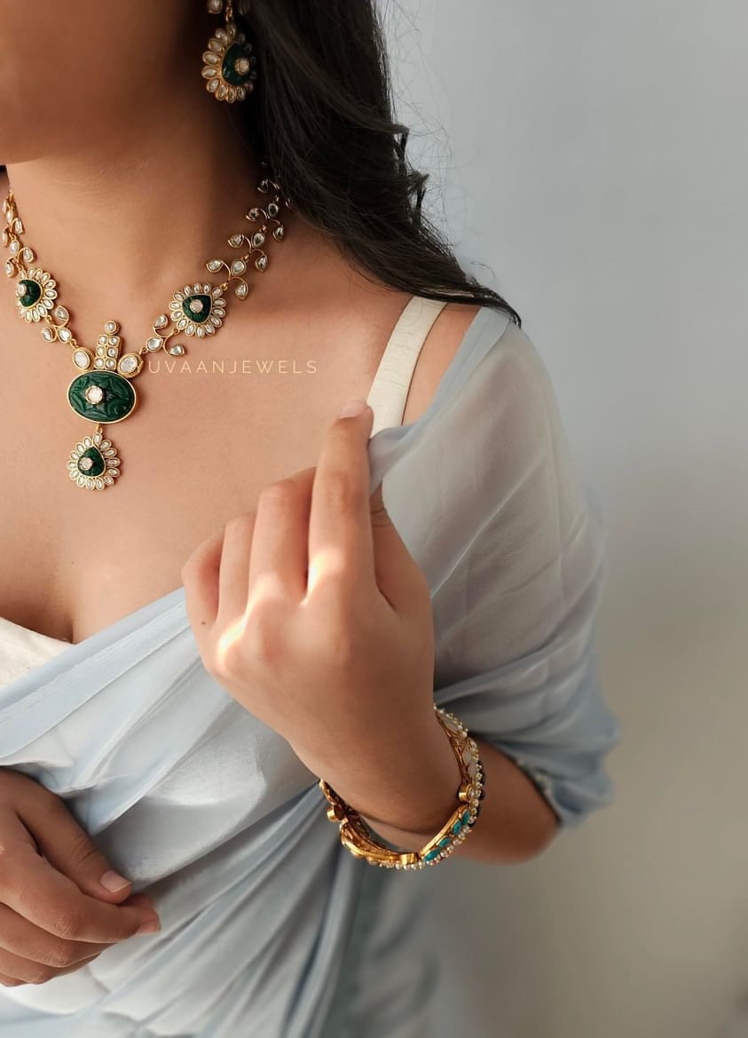 Ayla Raw stone necklace