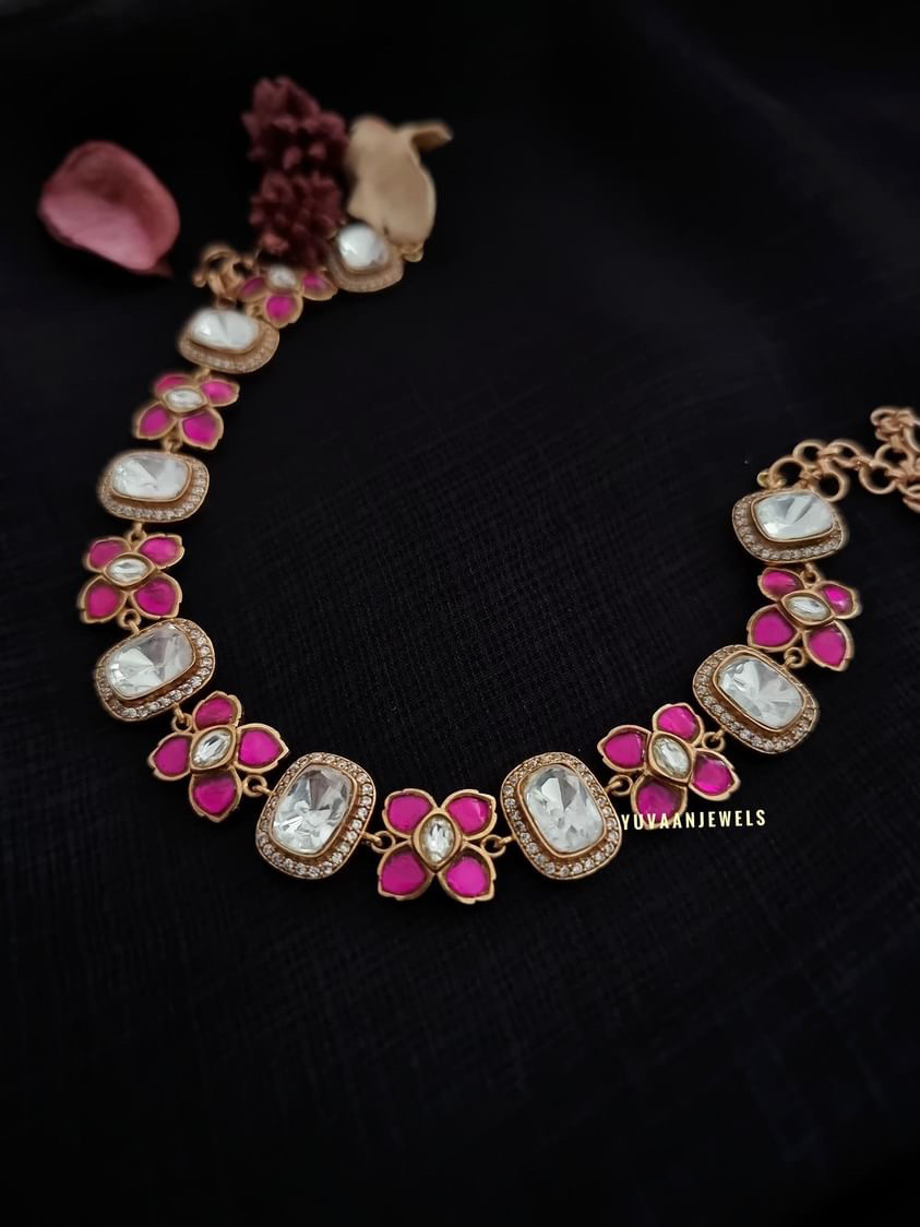 Katha Polki choker/Necklace Thumbnail