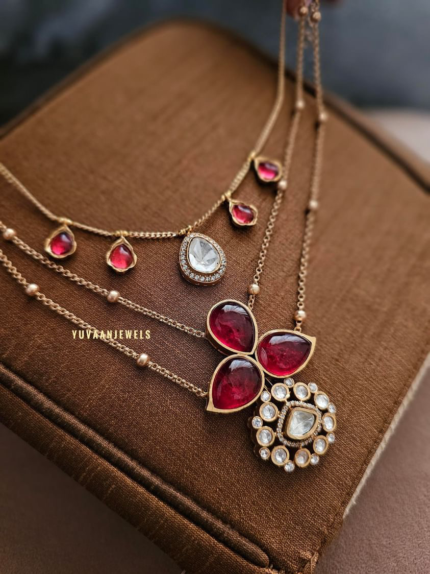 Kripa multi layered necklace Thumbnail