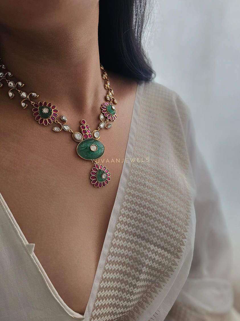 Ayla Raw stone necklace Thumbnail