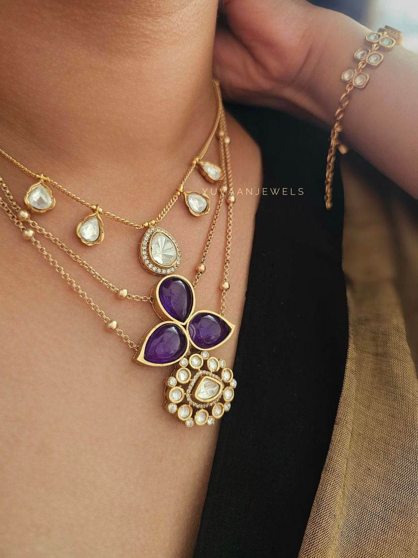 Kripa multi layered necklace Thumbnail
