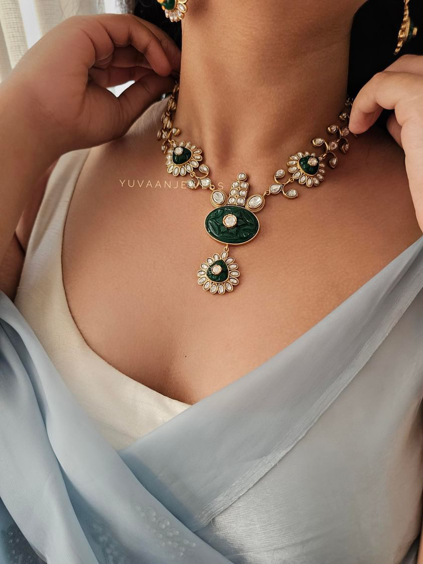 Ayla Raw stone necklace Thumbnail